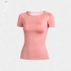 Sports T-shirt Women Summer Breathable Sexy Beauty Back Fitness Wear Quick Dry Running Training Short Sleeve Yoga Top