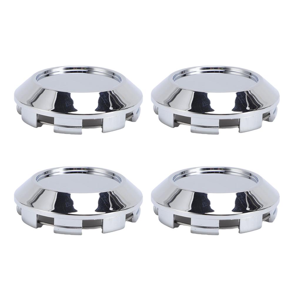 4pcs Wheel Center Caps Excellent Sealing Exquisite ABS Snap On Wheel Center Hub Cap Cover 76mm Outer Diameter