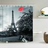3D Print Paris Tower Bathroom Shower Curtains Waterproof Polyester Fabric With Hooks 240X180Cm Bath Screen Home Decor Curtain