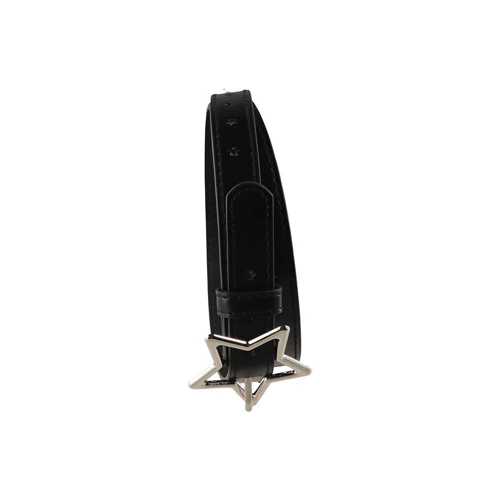 Heart Five-point Star Waistband PU Leather Women Waist Belt Elegant Star Belt Men