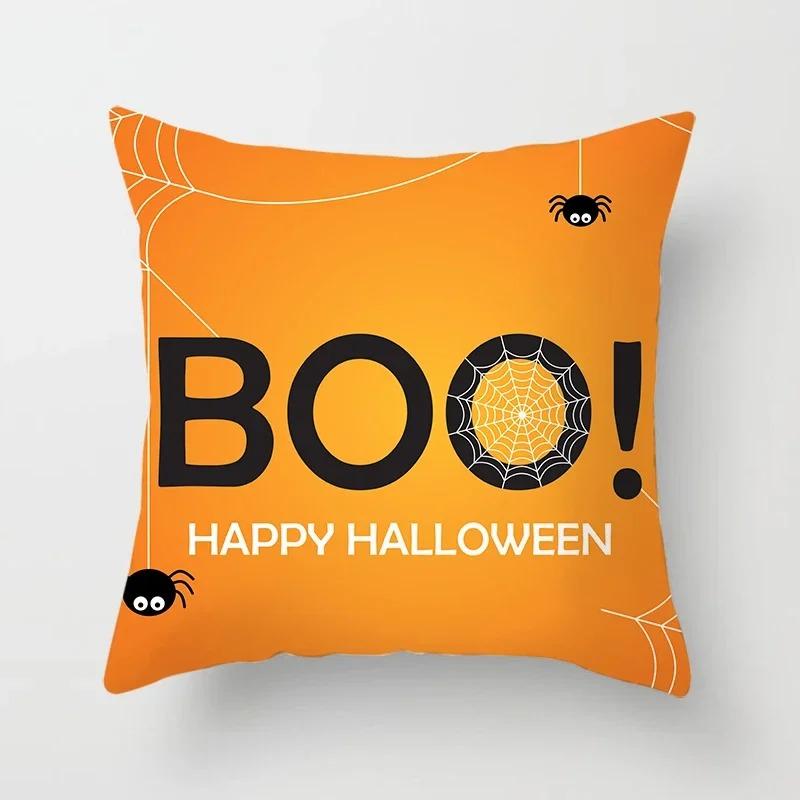 

Taie d Oreiller Thème Halloween, Décoration de Voiture, Bureau, Salon, Canapé 40x40cm