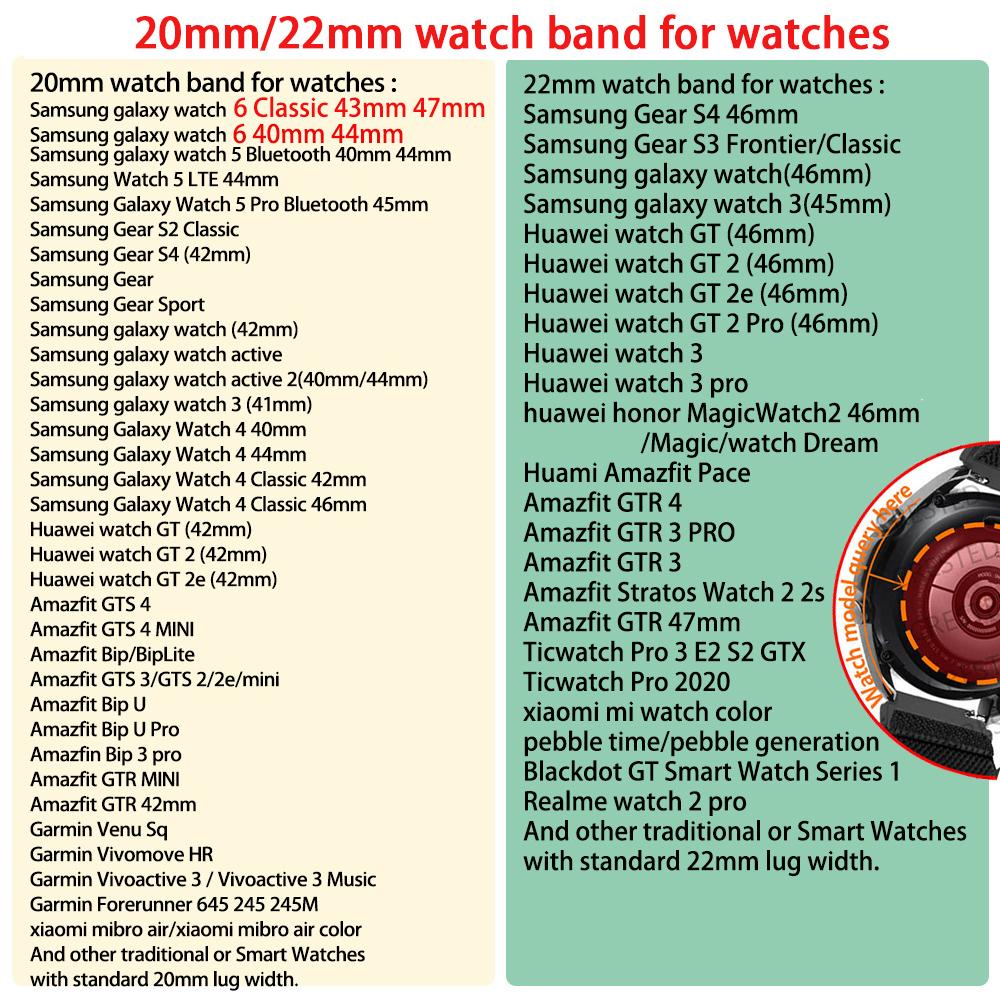 Braided Solo Loop Strap For Amazfit GTS/2/2e/3/4/GTS2 Mini/GTR 2/2e/4/3/Pro Nylon Bracelet Amazfit Bip 6 5 20mm/22mm Watch Band