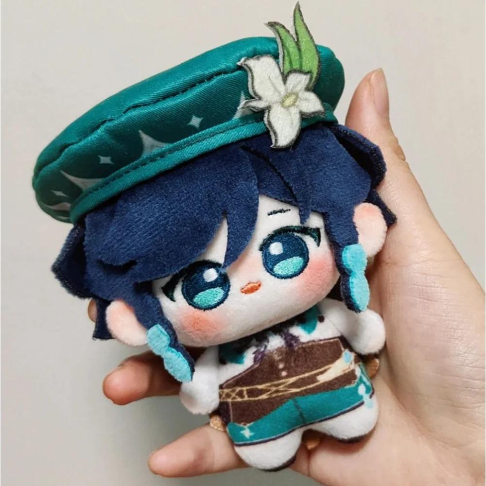 10cm Genshin Impact Anime Qiqi Sigewinne Arataki Itto Kamisato Ayaka Soft Cartoon Plush Figure Keychain Backpack Pendant Gift