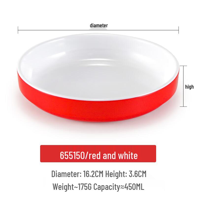 Morona Melamine Round Shallow Dish