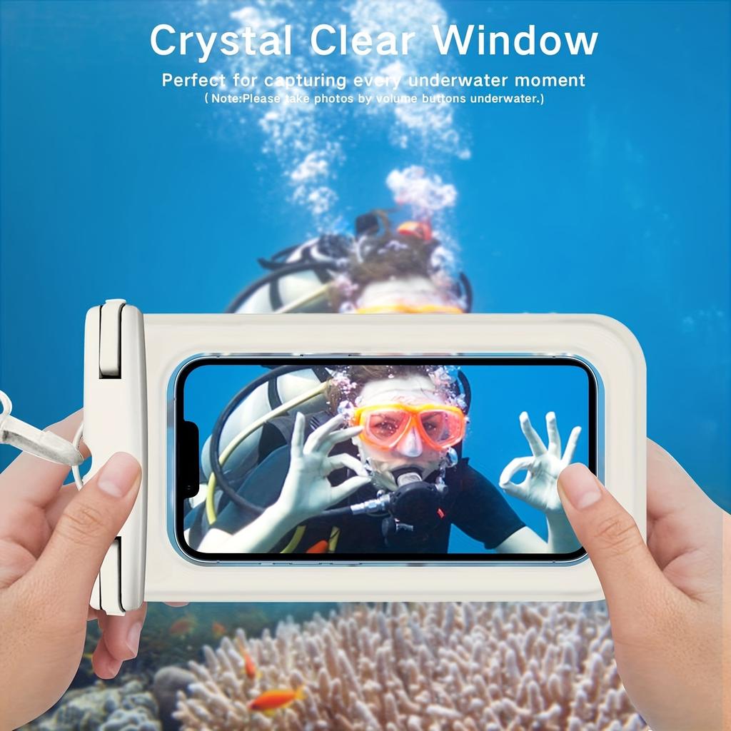 Universal Extra-Large Waterproof Pouch, Underwater Dry Bag For Smart Phones, Waterproof Phone Bag