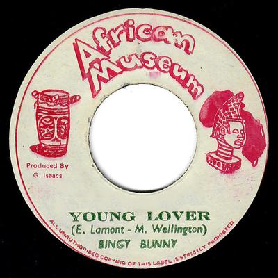 7inch Record BINGY BUNNY - Young Lover NONE African Museum 1981 Jamaica Reggae, Ska & Dub Used