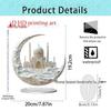 Cross-Border New Moon Lighthouse 2D Acrylic Ornament - Home and Festival Decoration.