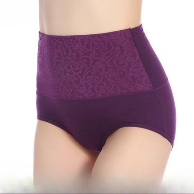 Plus Size Briefs Pure Cotton Women's Underwear High Waist Knickers Fat Women's Underwear Pure Cotton Triangle Panties