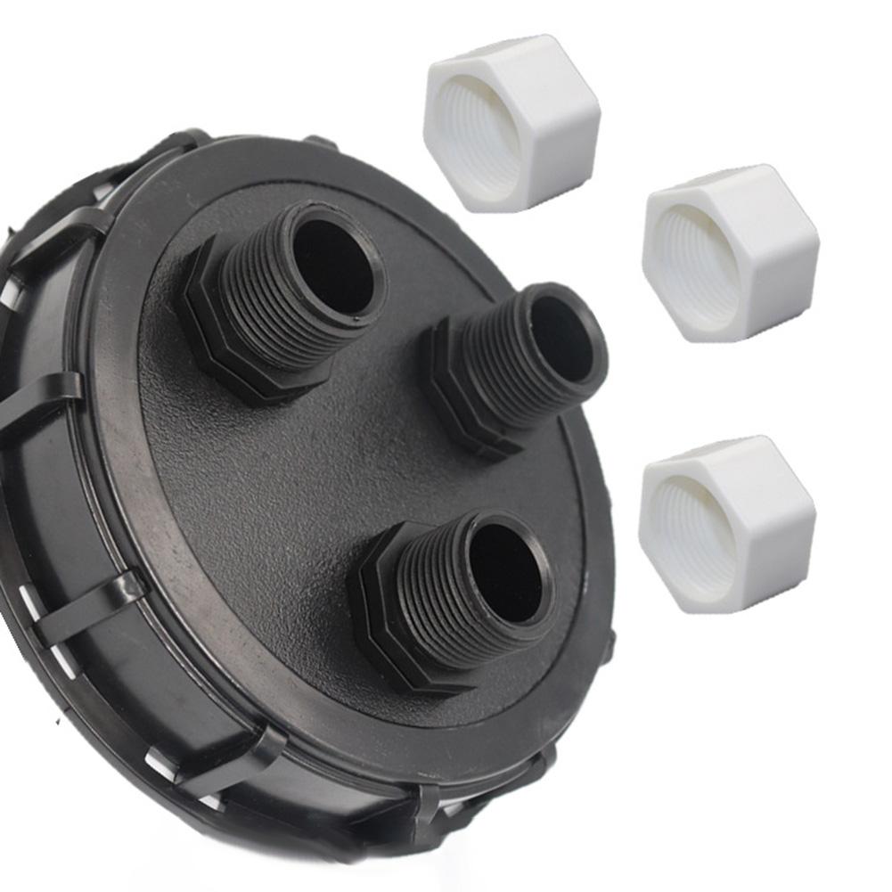 IBC Belüftungsdeckel 163mm Durchmesser Mit 1 Zoll Außengewinde Kunststoff IBC Tankadapter IBC Tankadapter Kappe IBC Tonne Kunststoffabdeckung