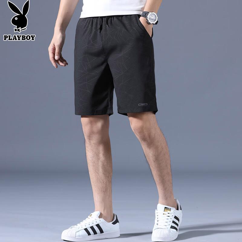 Playboy Men's Summer Casual Beach Shorts