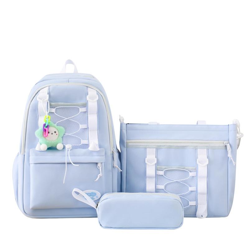 A Versatile Korean Backpack for Middle School Students with High Appearance Large Capacity Backpack for Girls