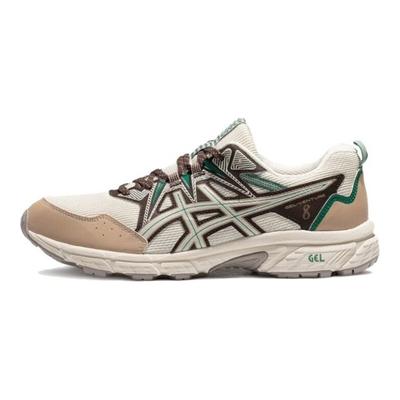Gel-Venture 8 Cómodo Versátil Tela Cuero Sintético Duradero Zapatillas de Entrenamiento para Correr de Caña Baja Hombre zapatilla Marrón 1011B831-100
