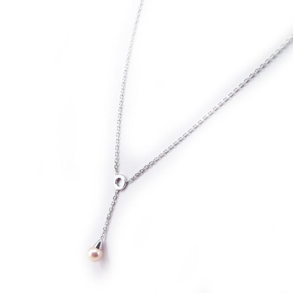 Altesse [F7102] - Collier Argent 'Pearl Beauty' Blanc Argenté