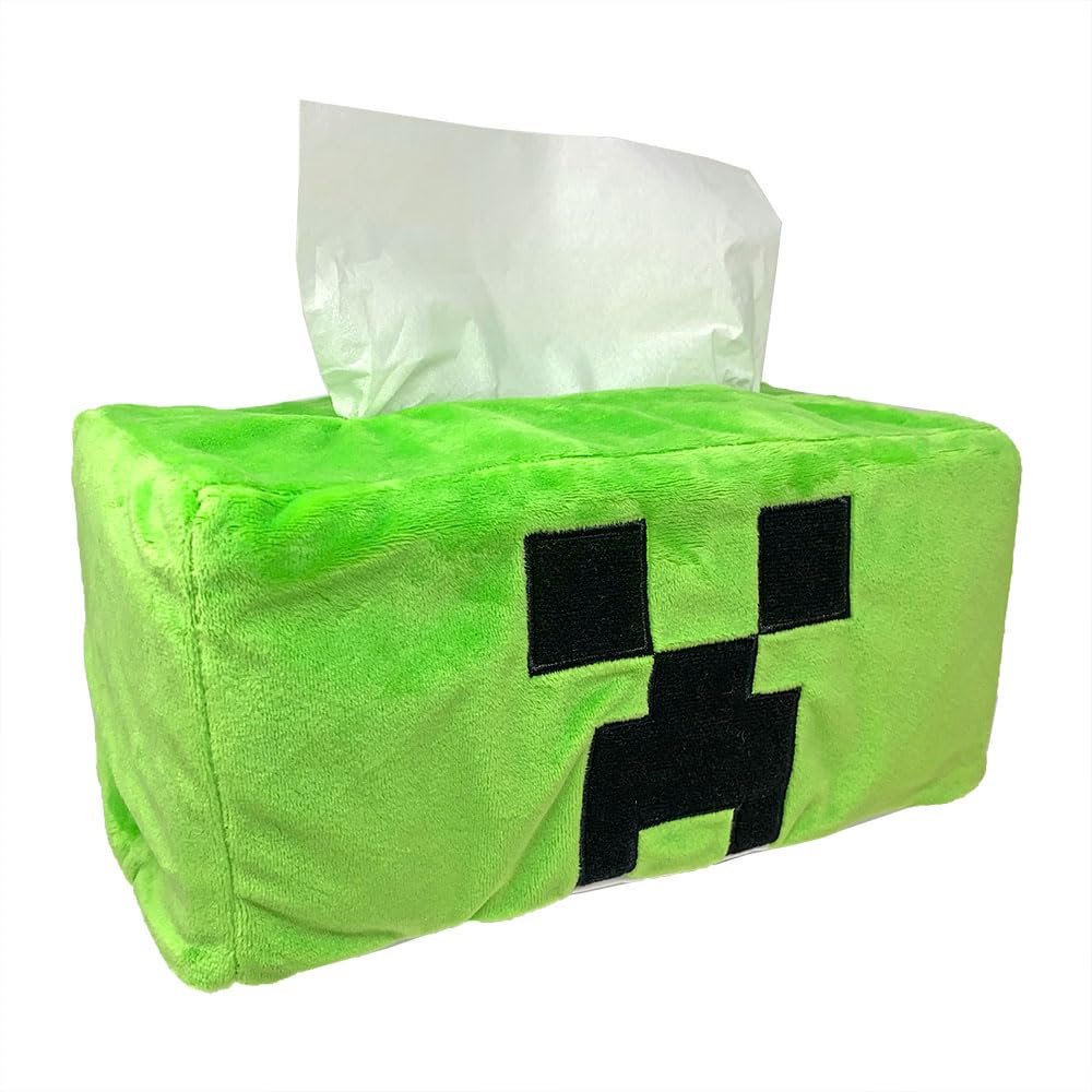 

Minecraft Чехол для коробки с салфетками 26 см Крипер TNT Плюшевая игрушка Официальный товар Прибл.. (Creeper) зелёный