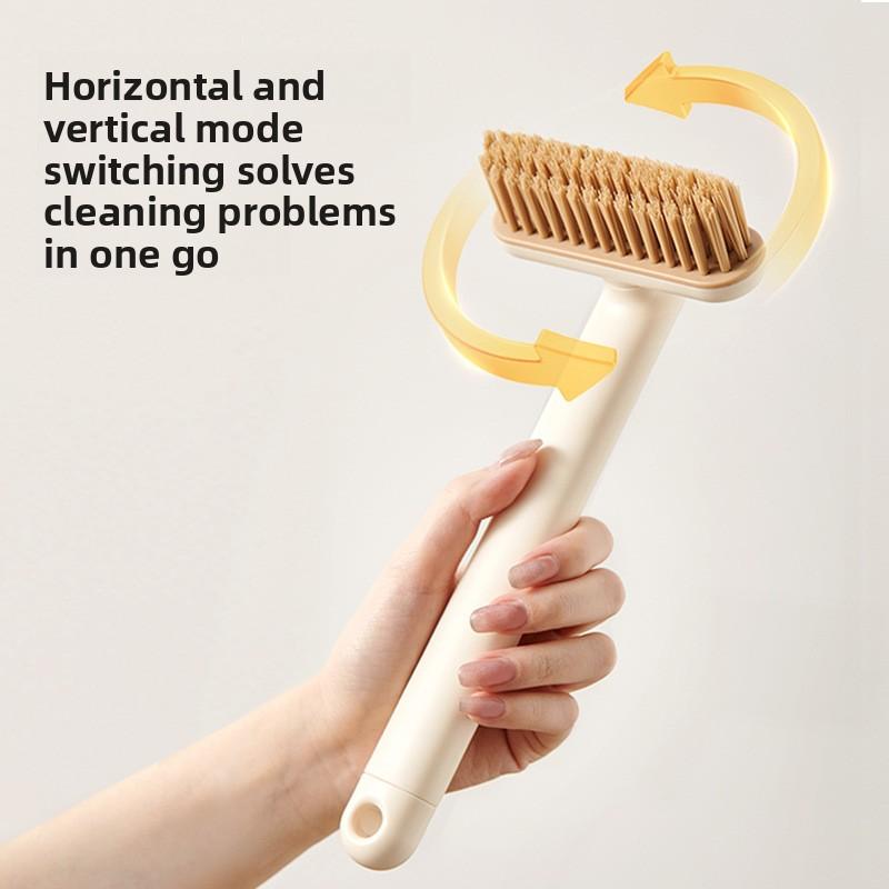 Drehbare Multifunktionale Eckspaltbürste Badezimmer Tote Ecke Bodenbürste Harte Borsten Fliesenfugen Reinigungsbürste