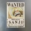 Kreativní magnet s plakátem Wanted z One Piece - Anime Kreslená Dekorace na ledničku & Samolepka na vzkazy