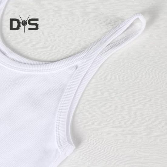 Women's Sleeveless Tank Top Spaghetti Strap Scoop Neck Ribbed Knit Camisole Slim Fit Basic Cami Shirt for Daily Wear Beach Office