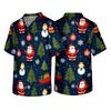 Men's Christmas Themed Caregiver Uniform for Holiday Work Wear