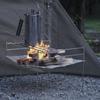 NANGGEAR Camp Bonfire Stand Fire Pit Stainless Steel Mesh Solo Grill Large Color (Nanko Gear) 11105-H2 (SOLO-303-H2)