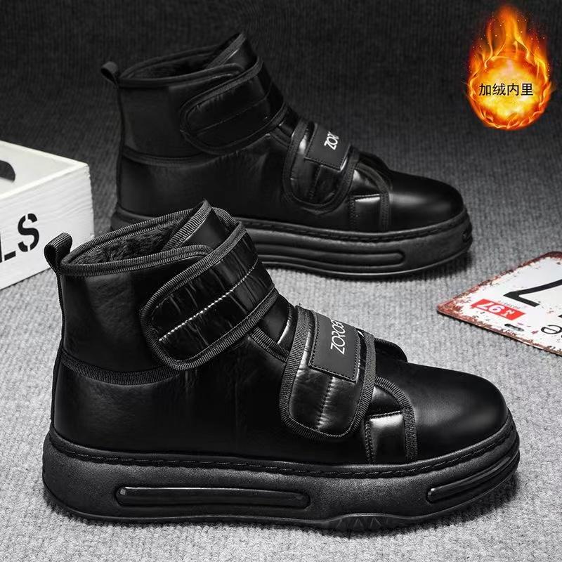 Autum Designer Snow Boots Men Winter Thick Sole Comfortable Cotton Sports Shoes Waterproof Anti Slip Outdoor Casual Shoes Flats