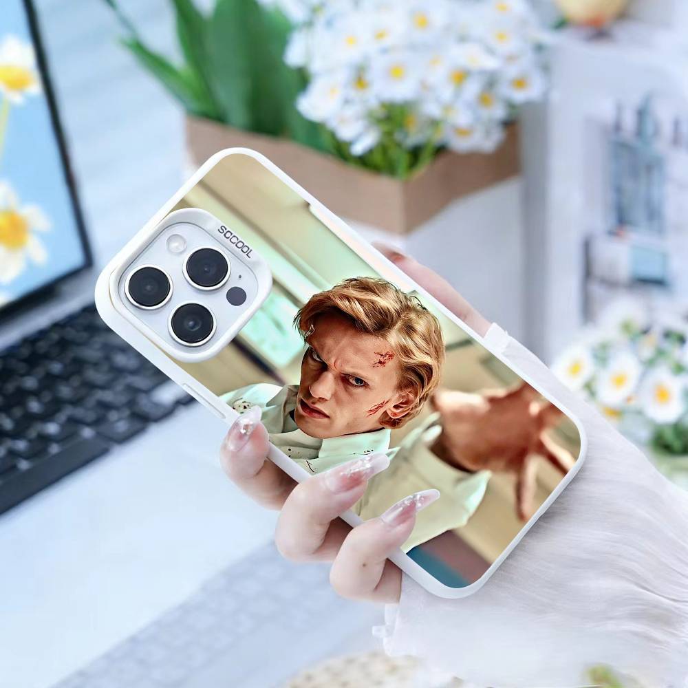 Star Jamie C-Campbell Bower  Phone Case For iPhone17, 16,15,14,13,12 Pro Max white Candy Matte Shockproof Cover