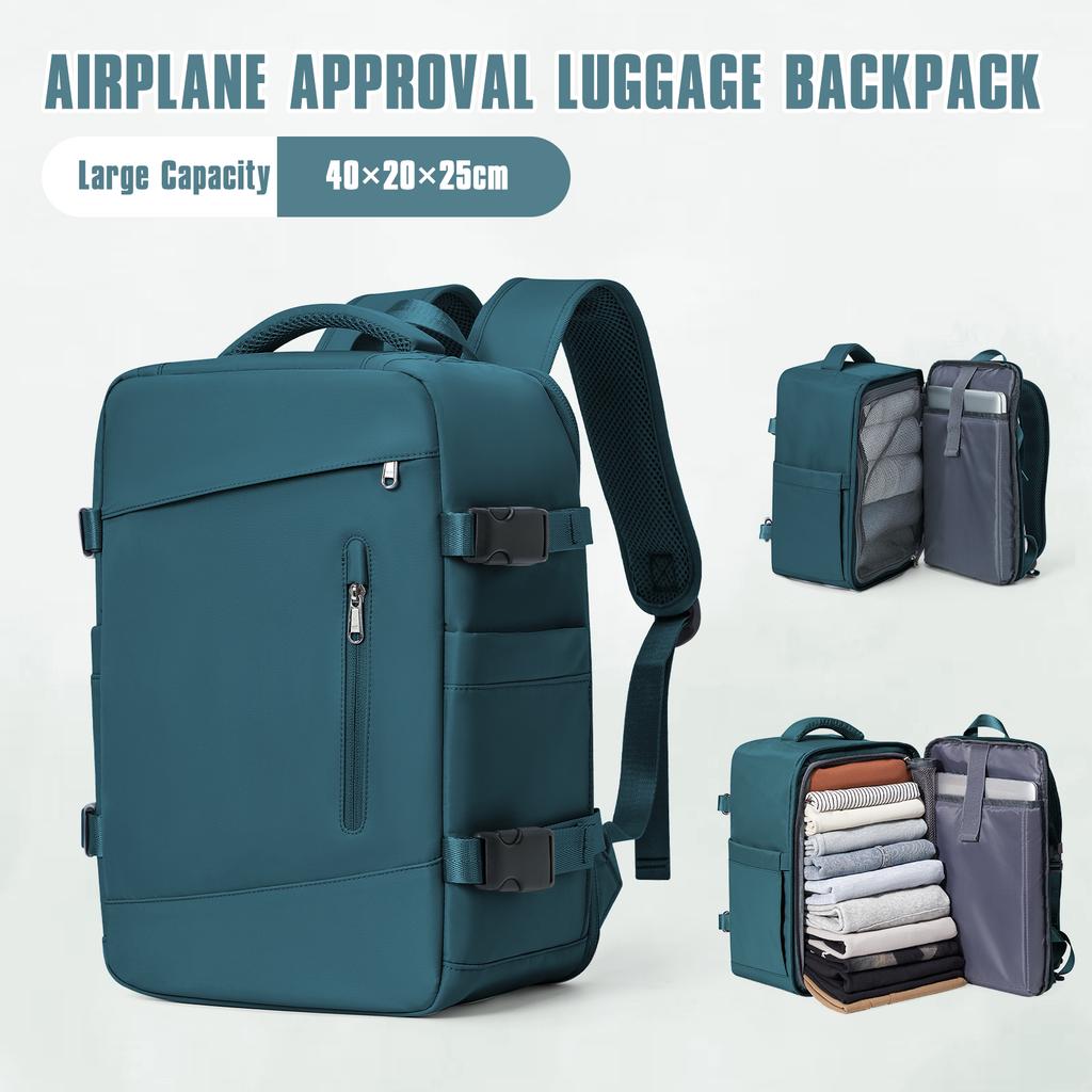 Mochila de Viaje Antirrobo para Equipaje de Mano Hombres Mujeres Ryanair 40x20x25 Bolsa de Cabina Avión Maletín para Portátil