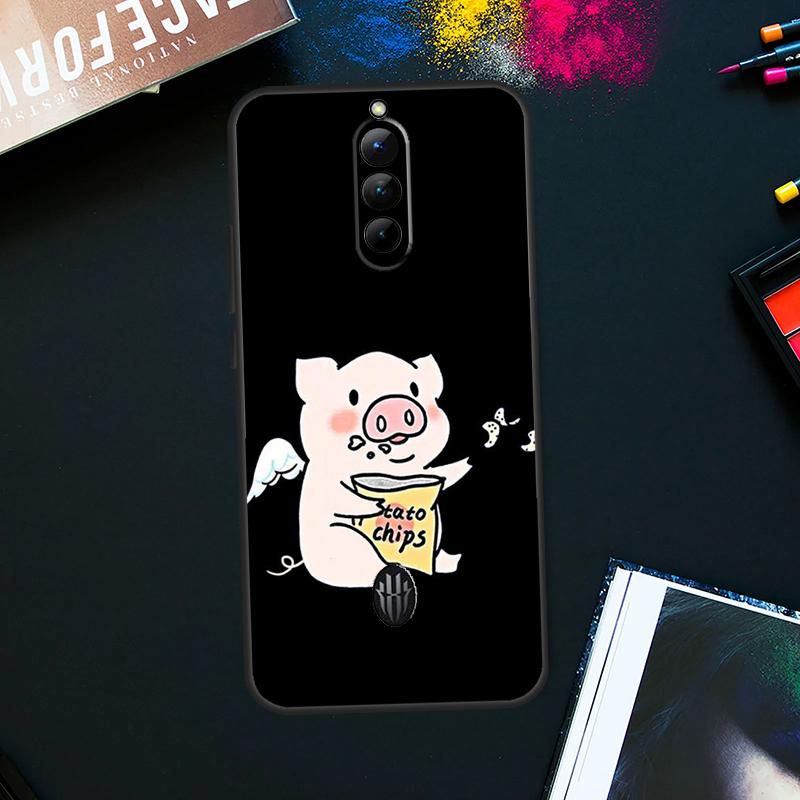 BFF Best Friends Forever Black Case For ZTE Nubia Red Magic 9 8 8S Pro Plus RedMagic 6S 7S Pro 6 7 Pro 5S 6R 5G Back Cover