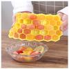 1pc Stackable Silicone Ice Cube Trays With Lid - 37 Cubes For Chilled Drinks Whiskey & Cocktails - Flexible And Safe