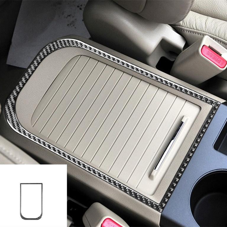 Carbon Fiber For LHD/RHD Honda CRV 2007-2011 Gears Shift Panel Center Decorative Trim Stickers Cars Car-styling