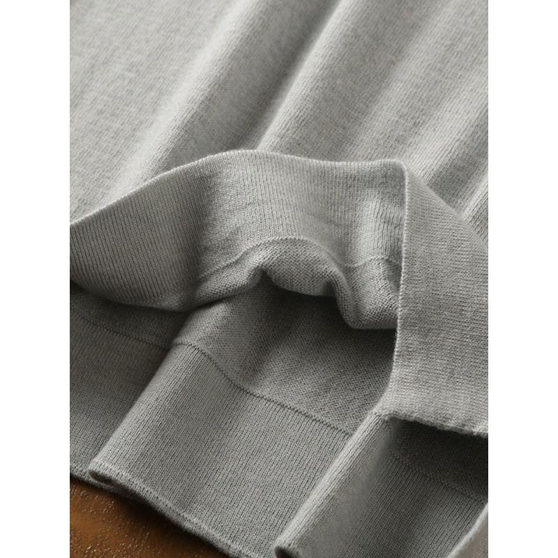 Heavy Non-Patch Cotton + Modal + Cashmere + Fleece Foreign Trade Men's Cut the Tag off Tail Goods Short sleeve Lapel Polo Shirt