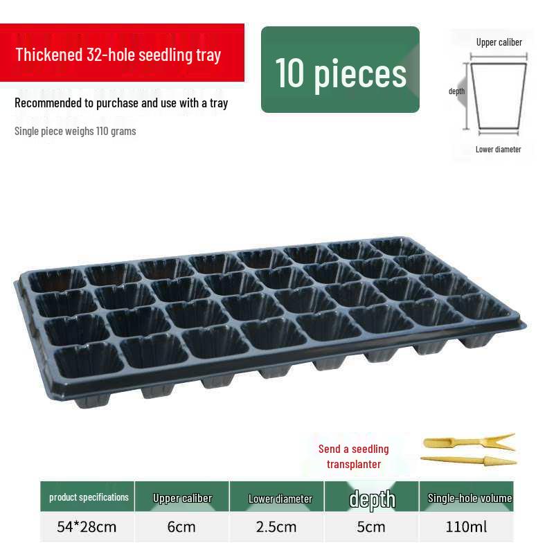 Thickened Plastic Succulent Seedling Tray for Cultivation & Cutting