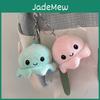 Adorables Porte-clés Peluche Pieuvre Réversible Charm Mignon pour Couple Jouet en Peluche Courte Coton PP