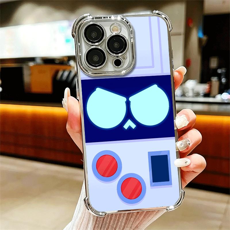 Cartoon Game Stars Soft Phone Case For iPhone 15 16 17 Air 14 Pro Max 16E Plus 13 12 Mini Plating Anti-Fall Fundas