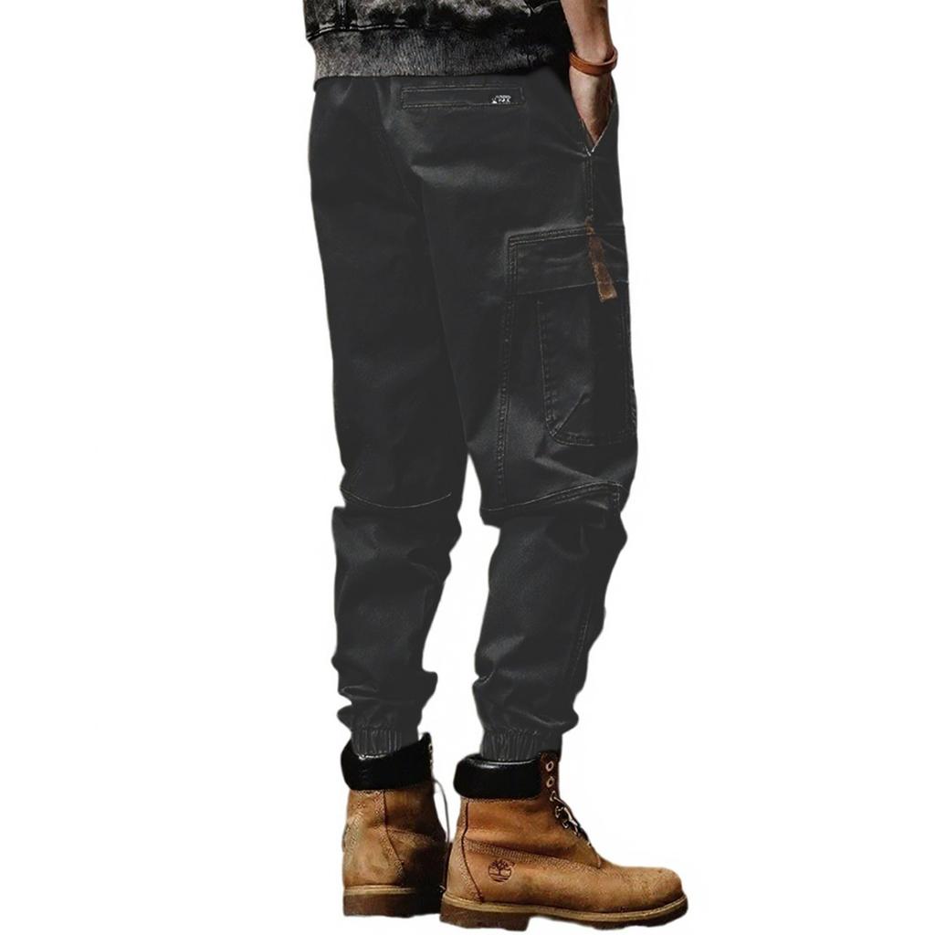 Men's  Leisure  Loose  Straight Cylinder  Big Size  Wide Legs  Workwear  Trousers