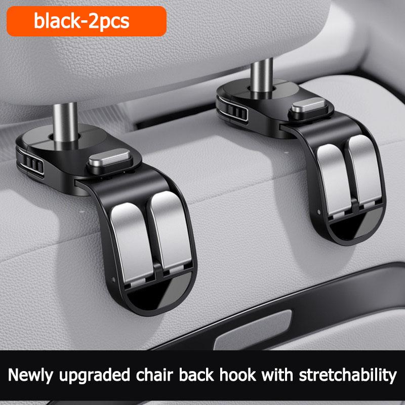 For BYD Sea Lion 06 EV/DMI Rear Seat Hook Car Multi Functional Storage Hook Metal Foldable Interior Supplies Accessories