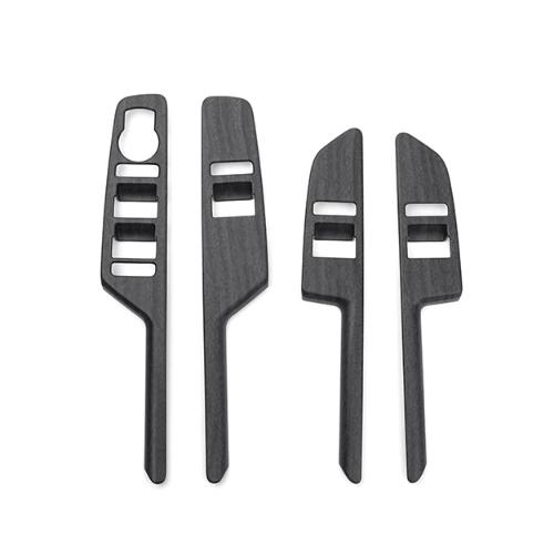 

For Genesis GV80 2026 2026 Car Tuning Carbon Fiber Window Button Frame Cover Trim Automotive Interior Accessories LHD