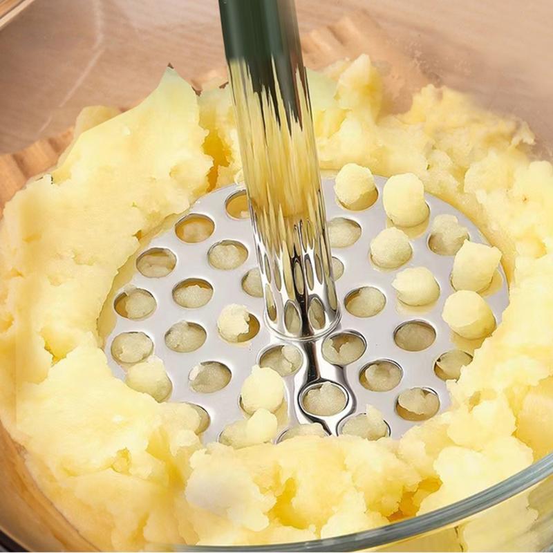 Masher Kitchen Tool Stainless Steel Kitchen Fruit Ricers Pumpkin Ricer Bean Masher Tool For Bean Root Vegetables Purees Baby