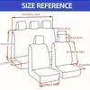 Waterproof Fabric Universal Car Seat Covers Breathable Fabric Seat Covers  Independent Seat Covers