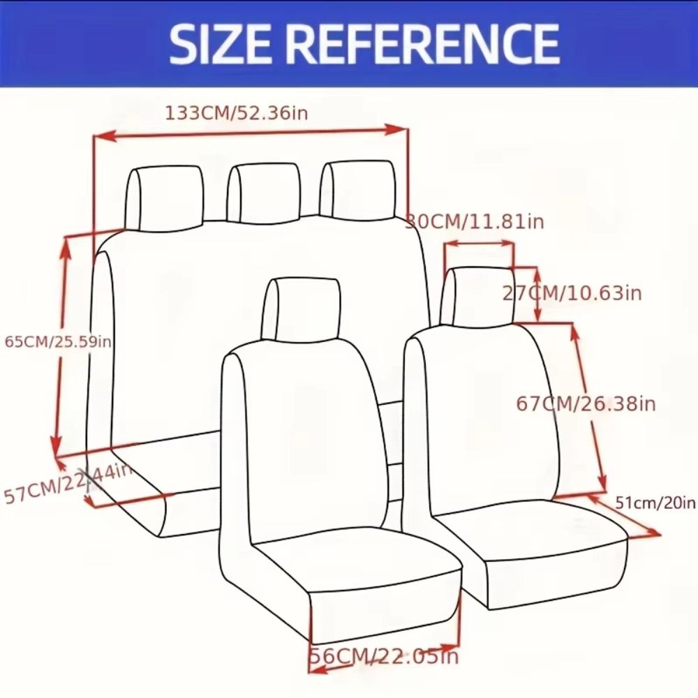 Waterproof Fabric Universal Car Seat Covers Breathable Fabric Seat Covers Independent Seat Covers