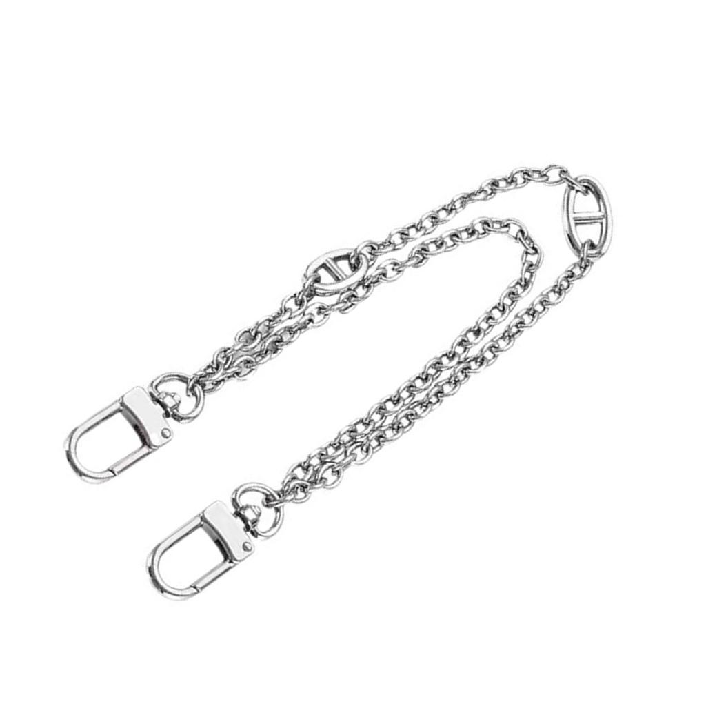 Purse Chain Strap Retro Bag Chain Double Layers Bag Chain Strap Decoration Bag Accessories Charms for Shoulder Bag