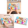 Wooden Childrens Educational Piano With Led Lights And Switch For Early Learning Fun