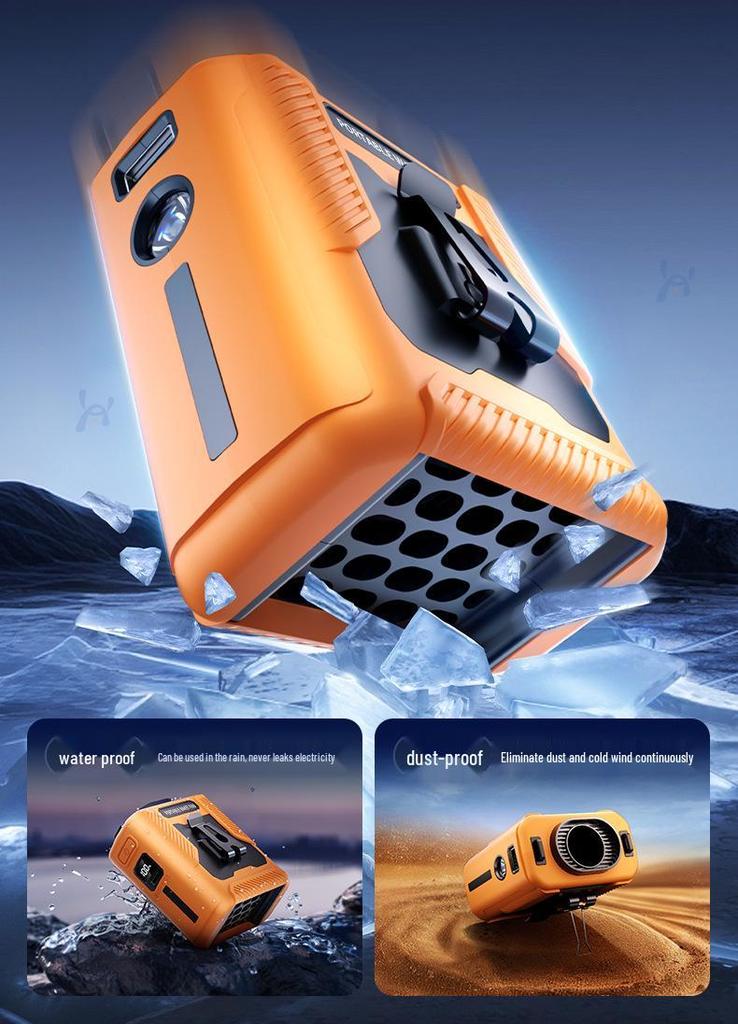 Summer Sports Cooling Fan: Wearable Relief for Mountaineering, Cycling, and Outdoor Work