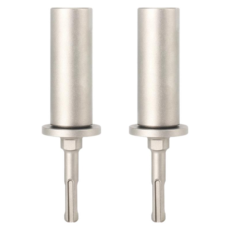 Professional Hammer Drill Bit Adapter Suitable for Ground Rod Driving, 5/8inch & 3/4inch Diameter, Enhancing Durability