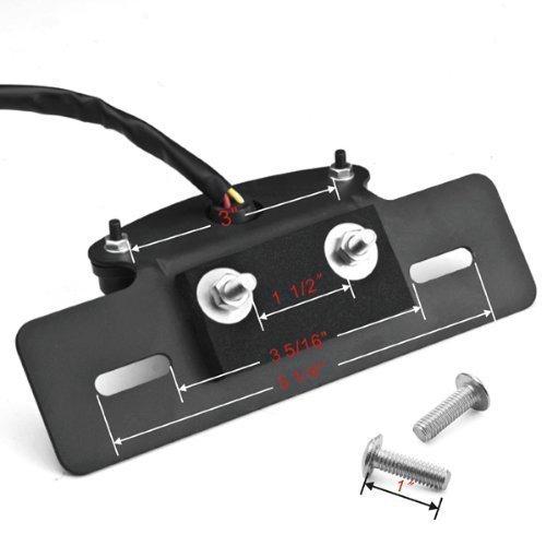 TASWK Universal Motorcycle Bike LED Tail Lamp Brake Light 12V