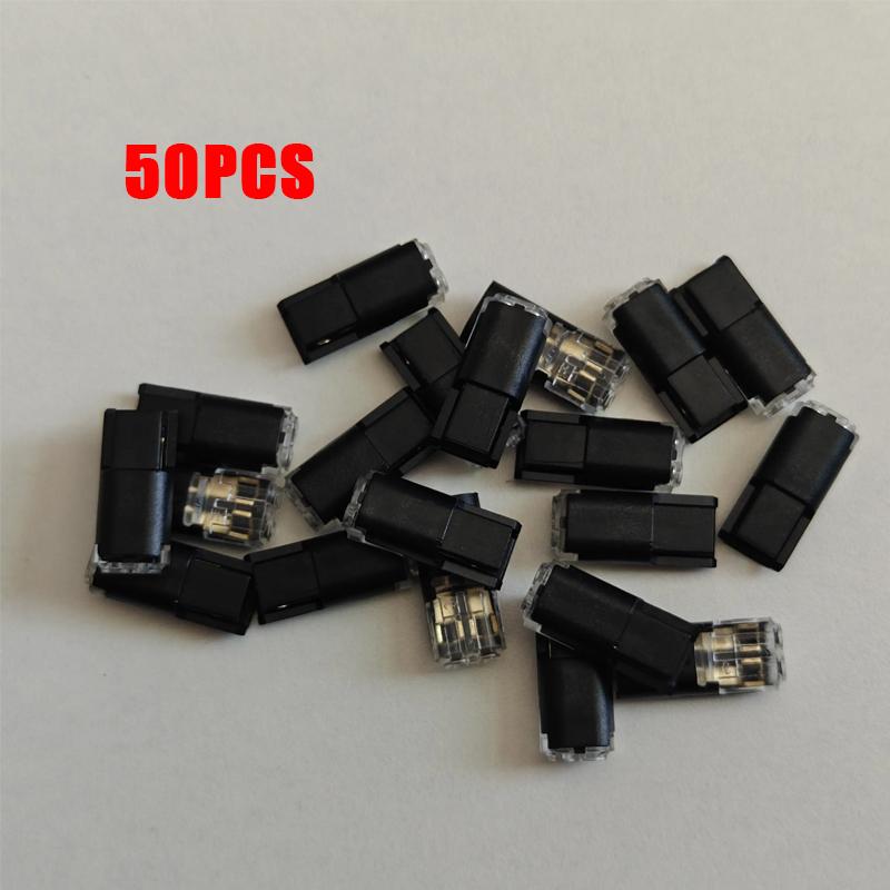 20/50pcs Car Electrical Connector Wire Cable Automotive Electrical Connectors Strip Terminal Connection 2 Pin Way Plug