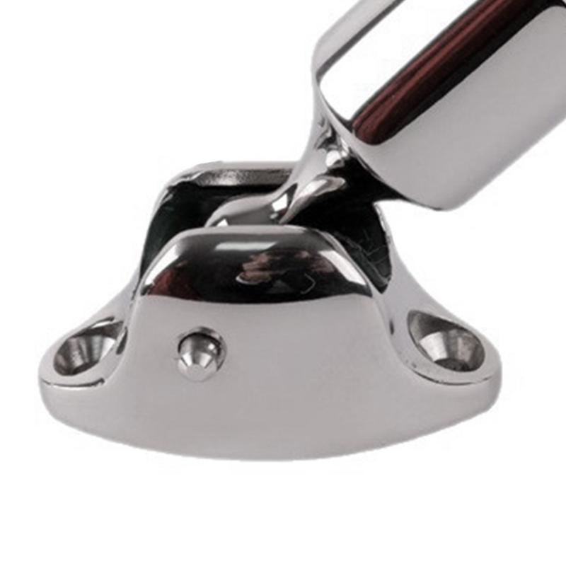 Stainless Steel Ball Slide Cap Fitting Smooth Pipe Support Fitting Top End Deck Hinge Mount Marine Fittings Hardware