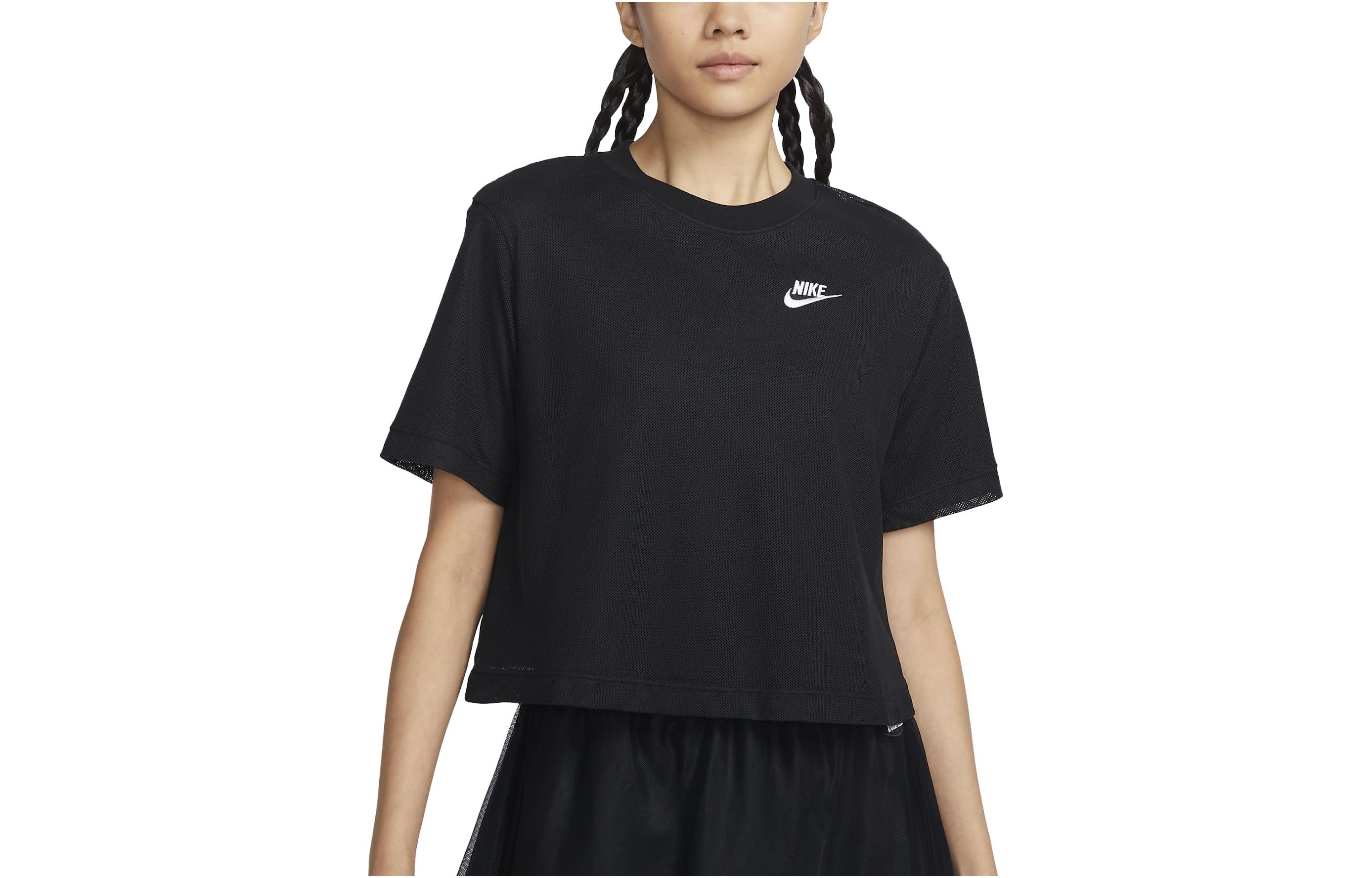 Nike T Shirts Women s Black Crew Neck Moderate Other FB8353-010 XXL