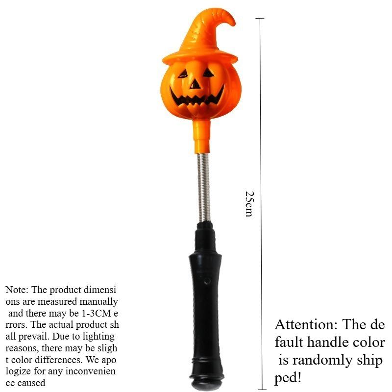 

Creative Halloween Light Glow Stick Hot Sale Pumpkin Skeleton Head Flash Toy Child s Party Supplies Halloween LED Flashing Toys жёлтый