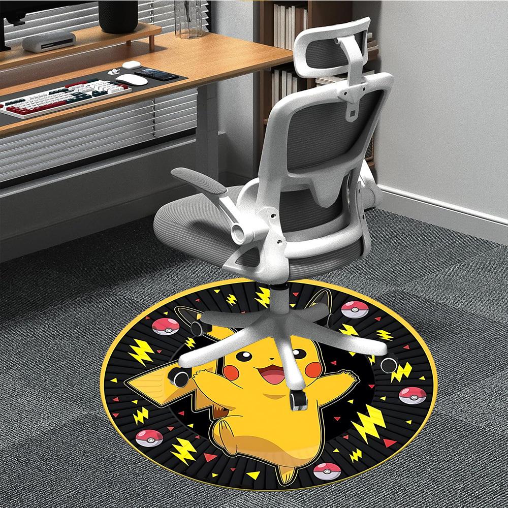 

1pc , PokémonChair Carpet for Office, Non-slip, Soft and Durable Office Rug for Interior Decoration, Perfect for Office yy250925097 80cm by 80cm