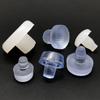 T-Shaped Stopper PVC PE Plastic Stopper Furniture Table Chair Leg Foot Bottom Anti Slip Foot Pad Sealing Cap Transparent Plug